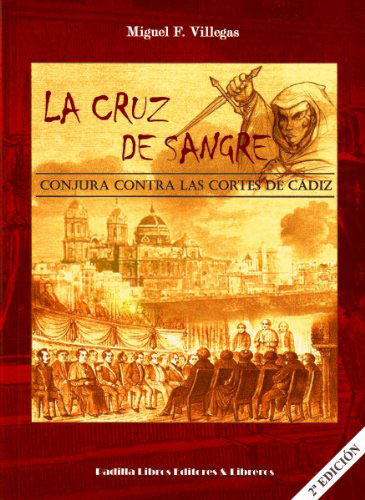 Portada del libro La cruz de sangre de Miguel F. Villegas