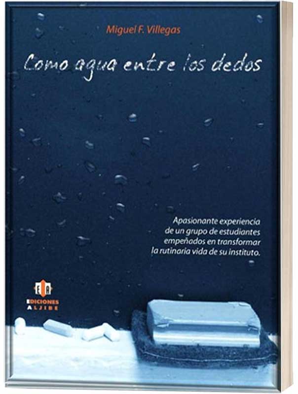 Como agua entre los dedos, mockup de la novela