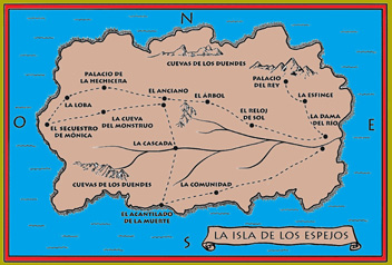 Mapa de La Isla de los Espejos